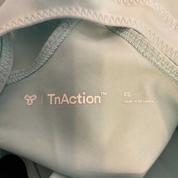 TNAction Cropped Top Sports Bra XS Light Mint Racerback - Picture 9 of 9